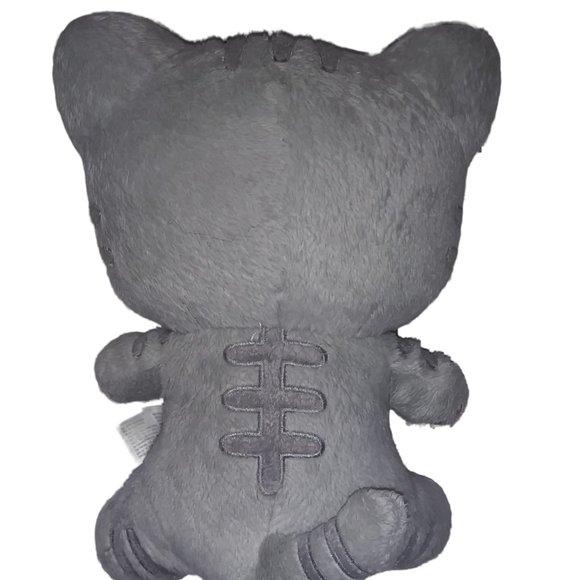 Neko Rilakkuma Grey Cat Stuffed Animal Tiger Korilakkuma Sitting Kitty Plush HTF - Picture 3 of 9